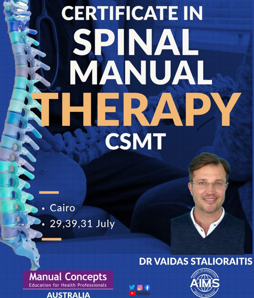 CERTIFICATE IN SPINE MANUAL THERAPY